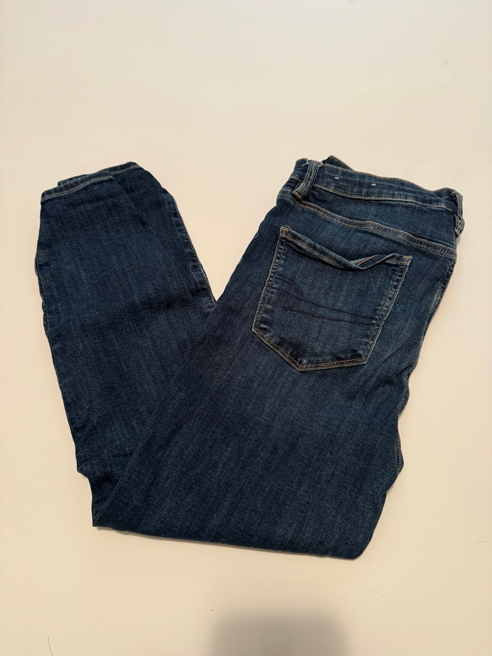 American Eagle Outfitters Women's Dark Blue Skinny Jeans